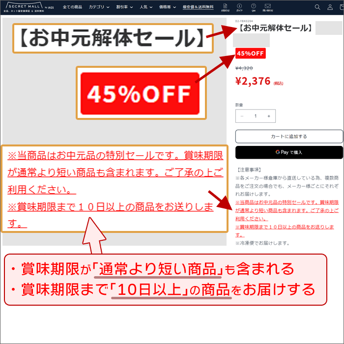 シークレットモールで購入した商品02-01