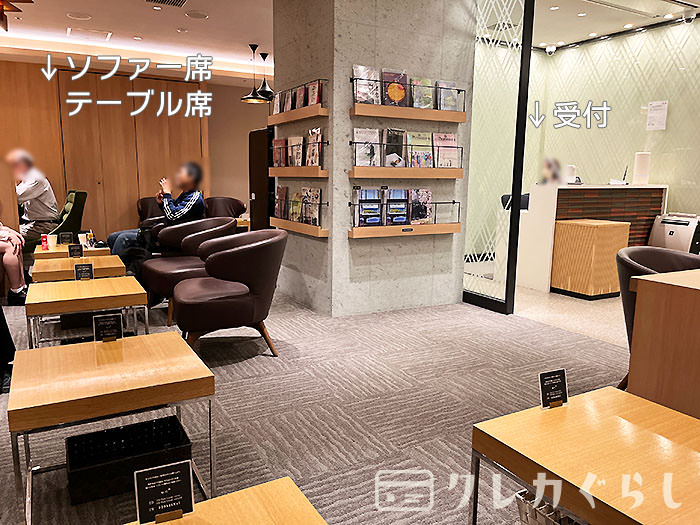 店内はかなり狭い(写真が店内の全体を表している)