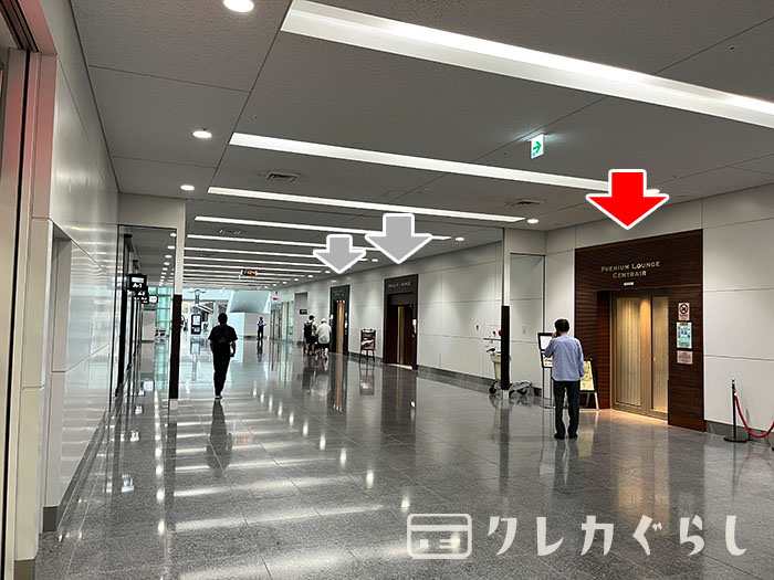 中部国際空港にある、空港ラウンジ「プレミアムラウンジ セントレア」への行き方13