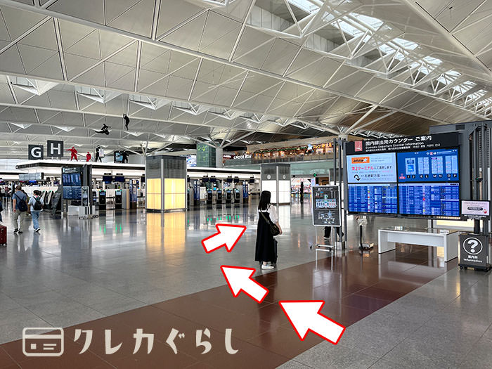 中部国際空港にある、空港ラウンジ「プレミアムラウンジ セントレア」への行き方27
