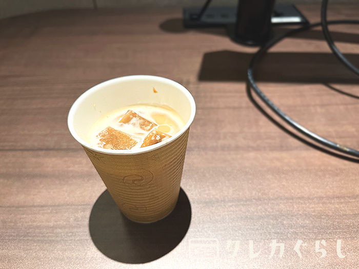スーパーラウンジアネックスでいただいた森彦のコーヒー