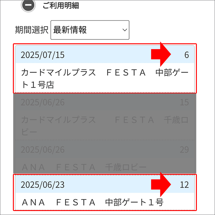 ANAフェスタでお買い物。2つのマイル特典が付与。